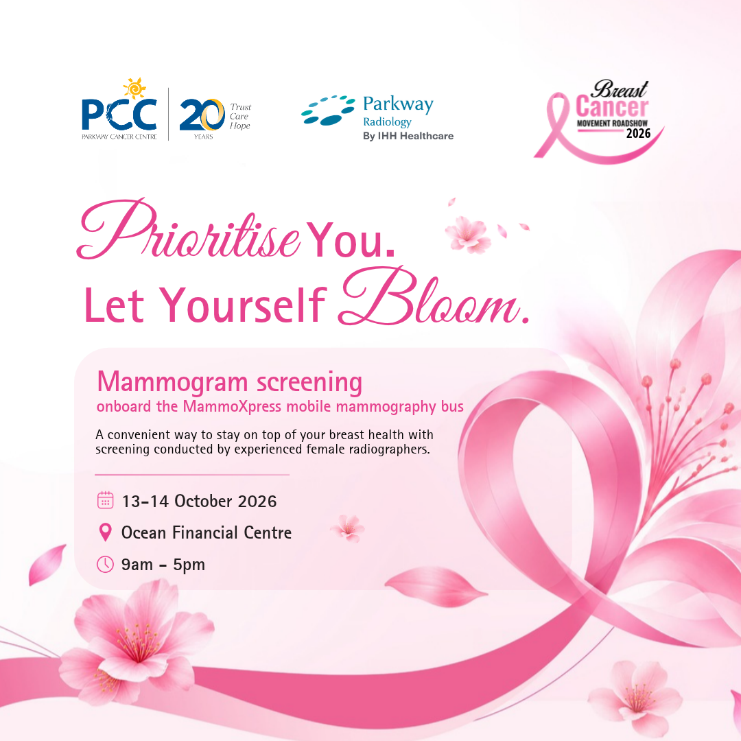 Breast Cancer Movement Roadshow 2026 mammogram screening at Ocean Financial Centre