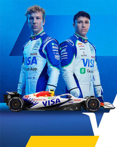 Visa Cash App Racing Bulls drivers Liam Lawson and Arvid Lindblad
