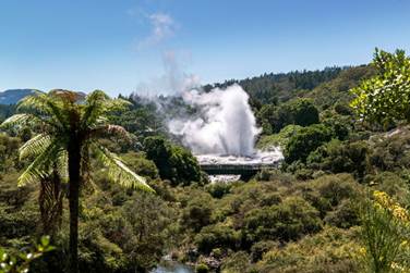 Te Puia in Rotorua, New Zealand