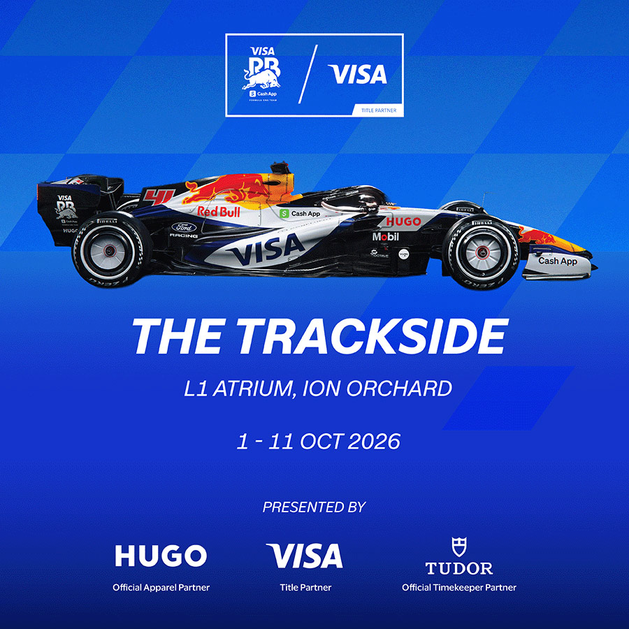 The Trackside by Visa x TUDOR x HUGO at ION Orchard, 1 to 11 October 2026