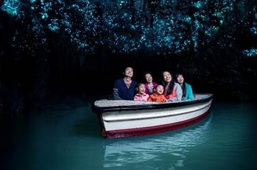 Waitomo Glowworm Caves in New Zealand
